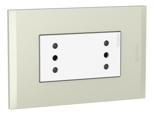 Enchufe Duplex 2p+t 10a Blanco Perla Af2113e2bna Bticino