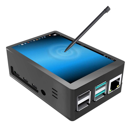 Jun-electron Para Pantalla Táctil Raspberry Pi 4 Con Estuche