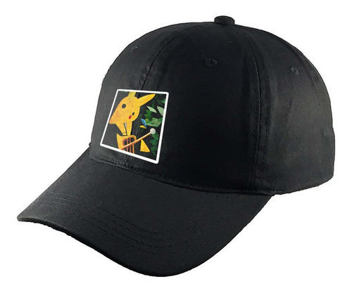 Gorra Clasica Algodón Negra Pokemon R24