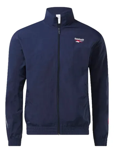 Campera Reebok Lifestyle Hombre Vector Marino Ras