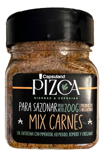 Sal Carnes Pimenton Aji Romero Oregano Pizca Gourmet 200g