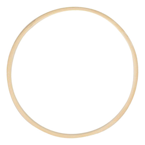 Aros De Bordado Liso Hoop Rodada Anéis 18cm Madeira 18cm