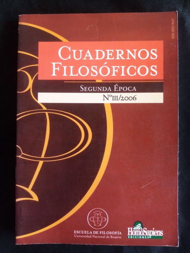 Cuadernos Filosóficos, Universidad De Rosario. N°3, 2006