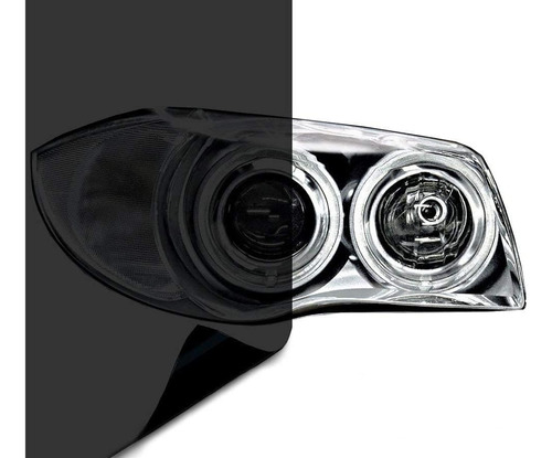 Rollo De Vinilo Calcomanía Faros Delanteros De Color N...
