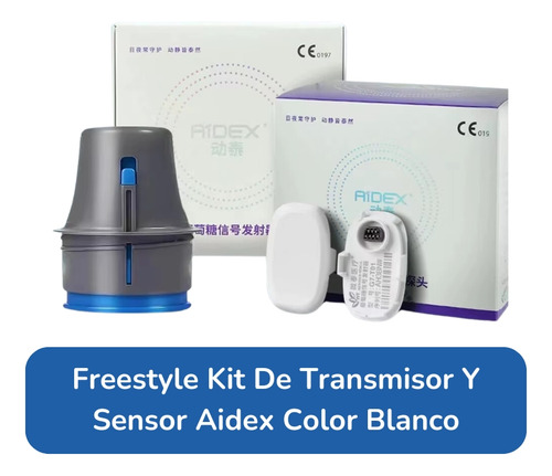 Kit Aidex Sensor Y Transmisor Medidor Continuo De Glucosa