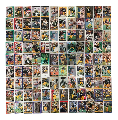 Lote De 119 Tarjetas Nfl Cards Empacadores Green Bay Packers