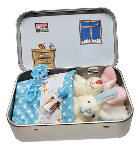 Pocket De Pascua Bunny Toy Decoración De Pascua, Azul