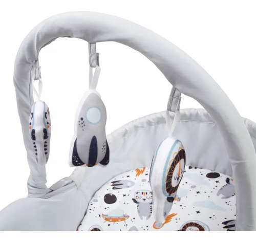 Silla Mecedora Bebe Carestino Rocker Gris Espacial