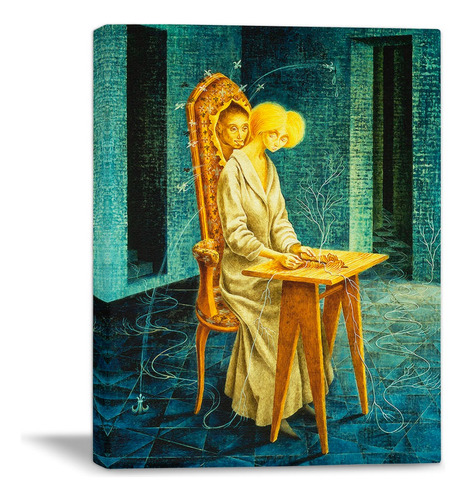 Cuadro Canvas Arte Remedios Varo, Varios Modelos Presencia Inquietante