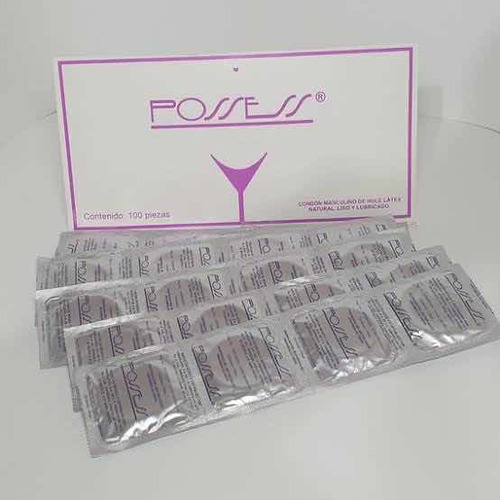 Condones Possess 100 Preservativos