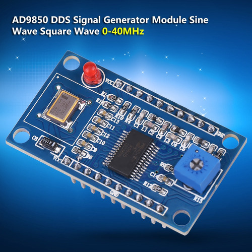 Módulo Gerador De Sinal Dds Ad9850 Sine Squarewave 0-40mhz