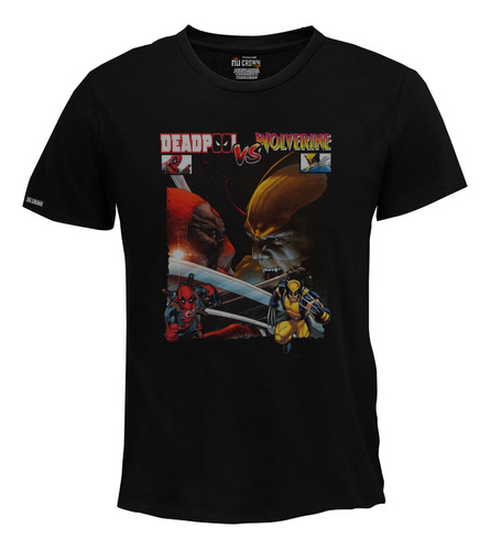 Camiseta Hombre Deadpool Superhéroe Comic Serie Bto2