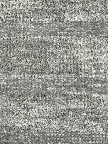 Tapete Tear 300x400 Ge Chenile Relevo Cinza