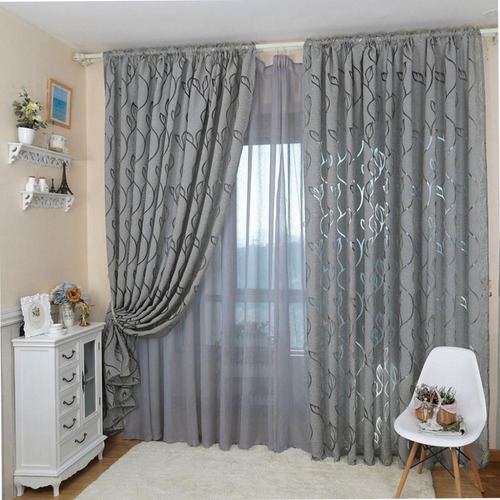 Cortina Drapeada Chibon, 100 X 270 Cm
