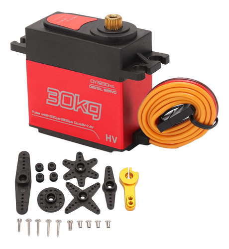 Servo De Dirección Rc De 30 Kg, Aleación De Aluminio De Resp