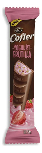 Chocolate Cofler Yogurt Frutilla 35g - Caja X 20 Un