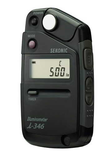 Imagen 3 de 4 de Fotometro Sekonic Luxometro Iluminometro I-346 P/ Cine Video