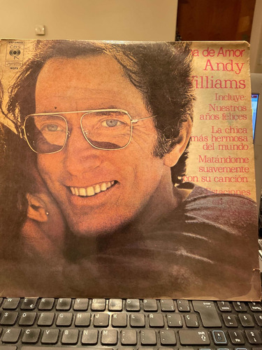 Andy Williams Tema De Amor Vinilo Vg (Usado)