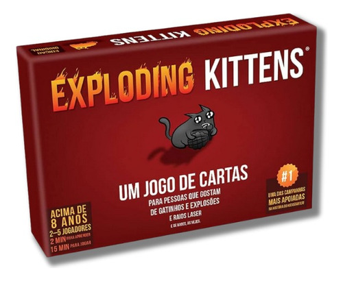 Exploding Kittens + Sleeves - Jogo De Cartas
