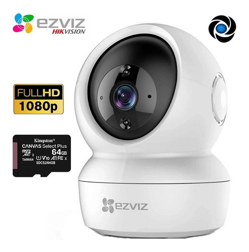 Imagen 3 de 10 de Camara Ip Domo 360° Full Hd 1080p Ezviz + Memoria 64gb