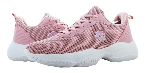 Compuesto Morbosidad Goma de dinero Charly Tenis Correr Rosa/blanco Para Mujer 78305