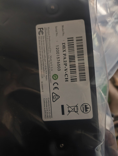 Procesador De Audio Dbx Driverack Pa2 Made In Usa Nuevo (Usado)