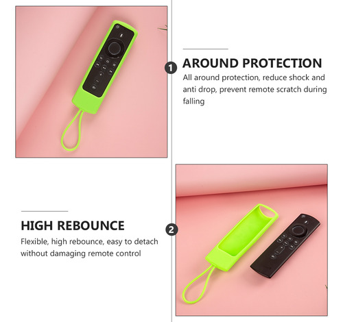 Funda De Silicona De 5 Piezas Compatible Con Fire Stick 2020