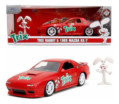 Jada Trix Rabbit & 1985 Mazda Rx-7 1/24 Die-cast (Usado)