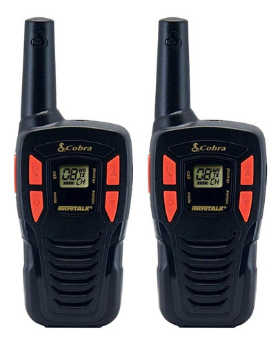 Cobra Acxt145 Walkie Talkies Compactos Para Adultos - Recarg