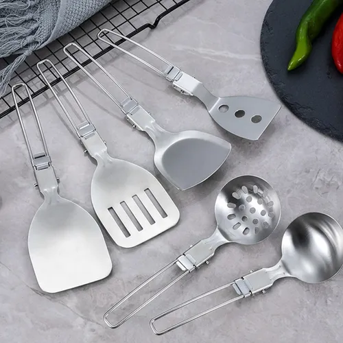 Juego De Utensilios De Cocina Para Acampar, Utensilios De Co