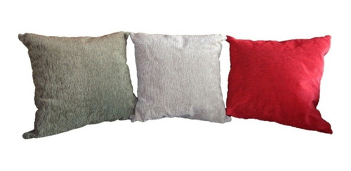 Funda De Almohadón En Tela De Chenille Con Cierre Nuevas