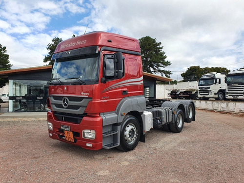 Imagem 3 de 15 de Caminhão Mb Axor 2544 2021 Cavalo 6x2 Trucado Baixo Km