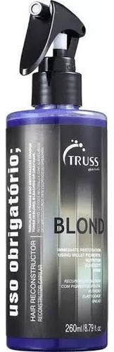 Truss Uso Obrigatório Blond 260ml Reconstrutor Neutralizador