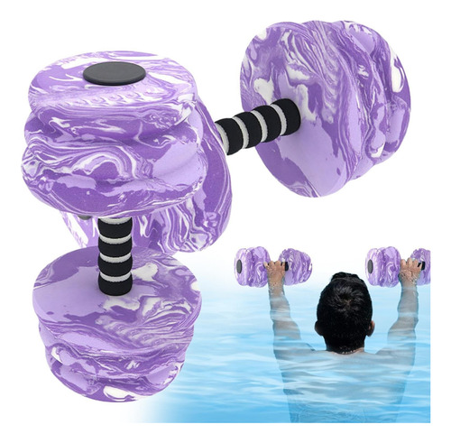 Mancuernas Acuáticas X2 - Flotantes & Eva Para Piscina