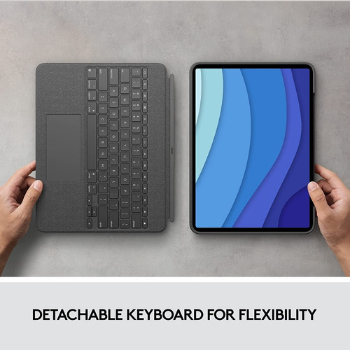 Case Con Teclado Logitech iPad Pro 12.9 2022 M2 A2437 A2766
