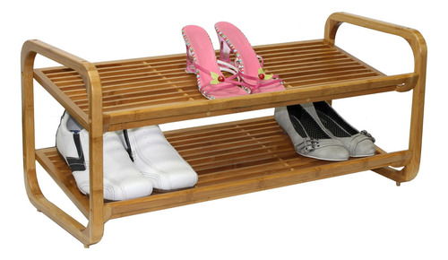 Zapatero De Bambú De 2 Niveles Oceanstar