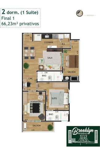 Imagem 30 de 30 de Apartamento Com 1 Dormitório À Venda, 51 M² Por R$ 255.000,00 - Vila Guilhermina - Praia Grande/sp - Ap2881