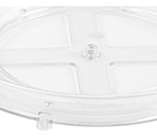 Z 2pcs Lazy Turntable Organizador 23,5 Cm X 23,5 Cm X 3,6 Cm