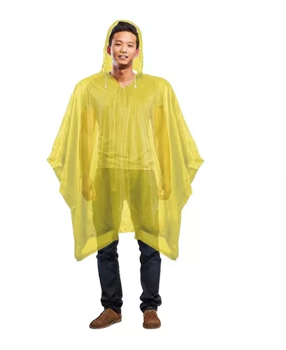 Capa Impermeable Lluvia Hombre Mujer Adulto Ruana Poncho Mot