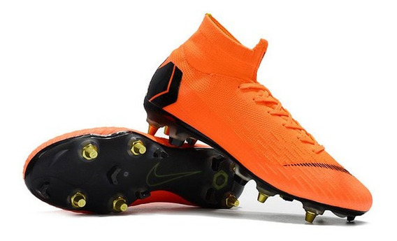Chuteira Nike Botinha Campo - Roupas Chuteiras Campo Nike Laranja com Ofertas Incríveis no Mercado Livre Brasil