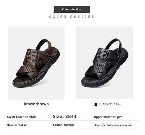 Sandalias De Playa Antideslizantes Para Hombre, Zapatos De A