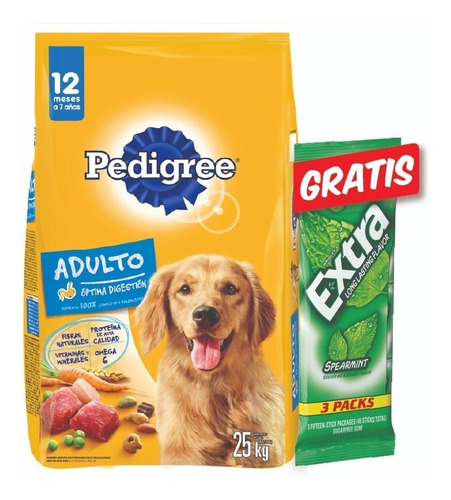 Pedigree Alimento Para Perro Adulto 25 Kg