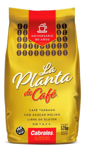 Cafe Molido Cabrales La Planta 520gr Torrado