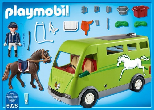 Playmobil 6928 Country Transporte De Caballos Orig Intek