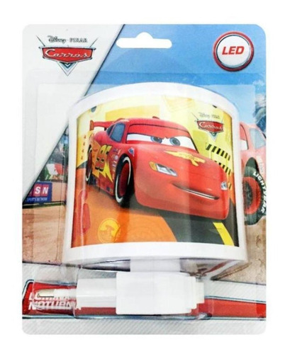 Luminária Noturna De Tomada Lâmpada Led Carros Disney Bivolt
