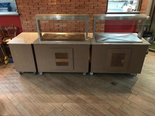 Imagem 4 de 9 de Conjunto De Balcões P/ Restaurante/ Hotel - Hot/cold/ Apoio