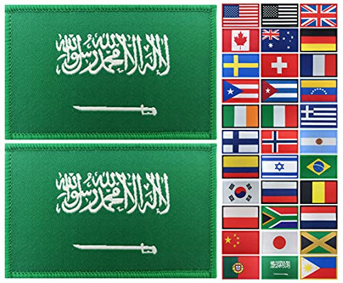 Parche Jbcd Con La Bandera De Arabia Saudí Tacti, Paquete De