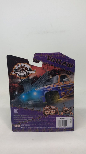 Maisto Super Convention Las Vegas 2023 Silverado Outlaw 1:64 Color Naranja Claro