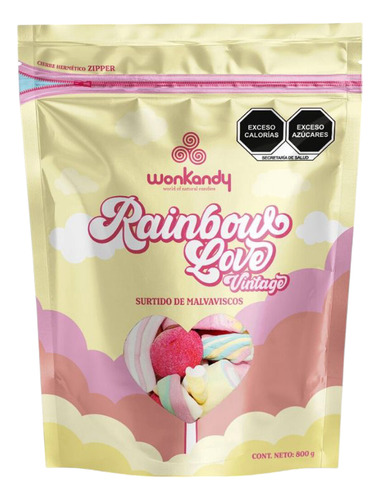 Malvavisco Wonkandy Envasado Sabor Azúcar 800g