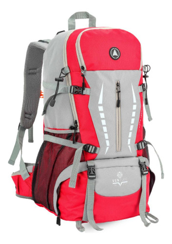 Mochila Camping Reforçada 45l Vermelho